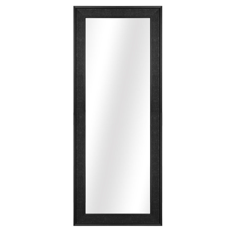 Hokku Designs Clela Rectangle Solid Wood Wall Mirror Wayfair